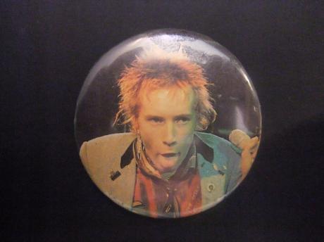 Johnny Rotten zanger van de Sex Pistols en Public Image